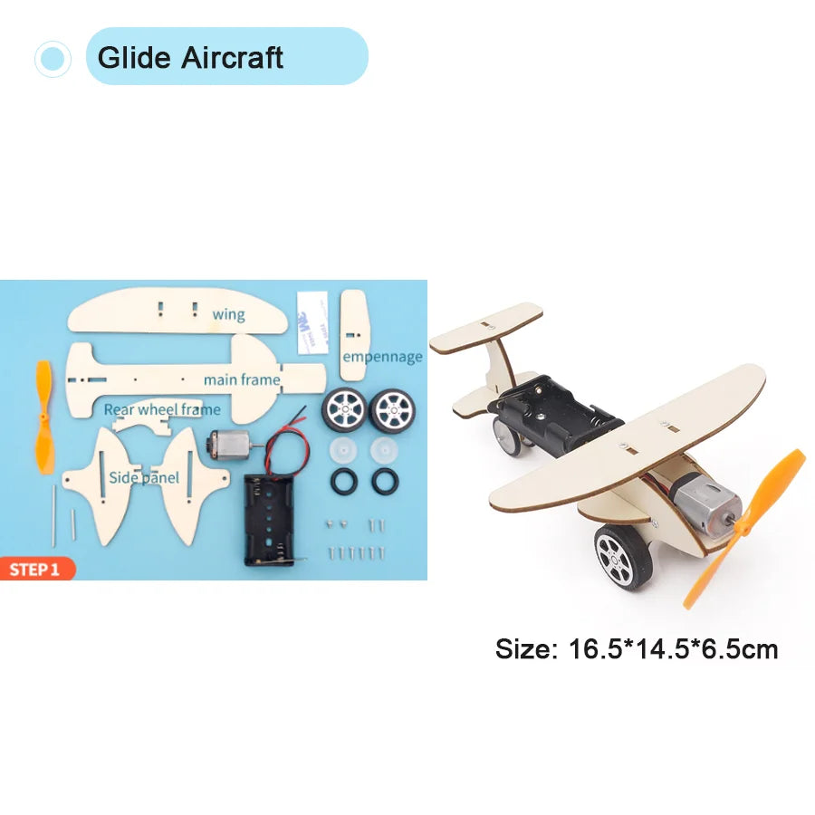 Kit Modelos Científicos DIY Experimento Físico Juguete Educativo Ensamblable para Niños