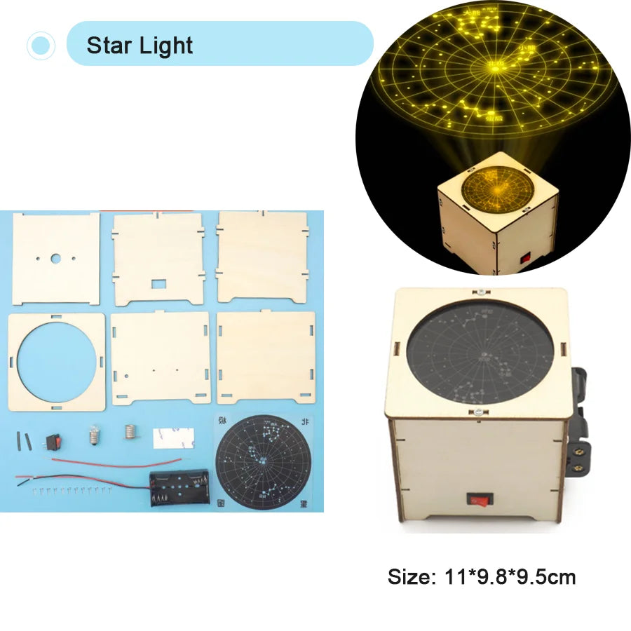 Kit Modelos Científicos DIY Experimento Físico Juguete Educativo Ensamblable para Niños