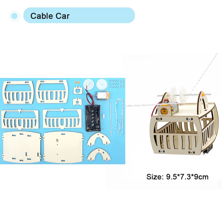 Kit Modelos Científicos DIY Experimento Físico Juguete Educativo Ensamblable para Niños