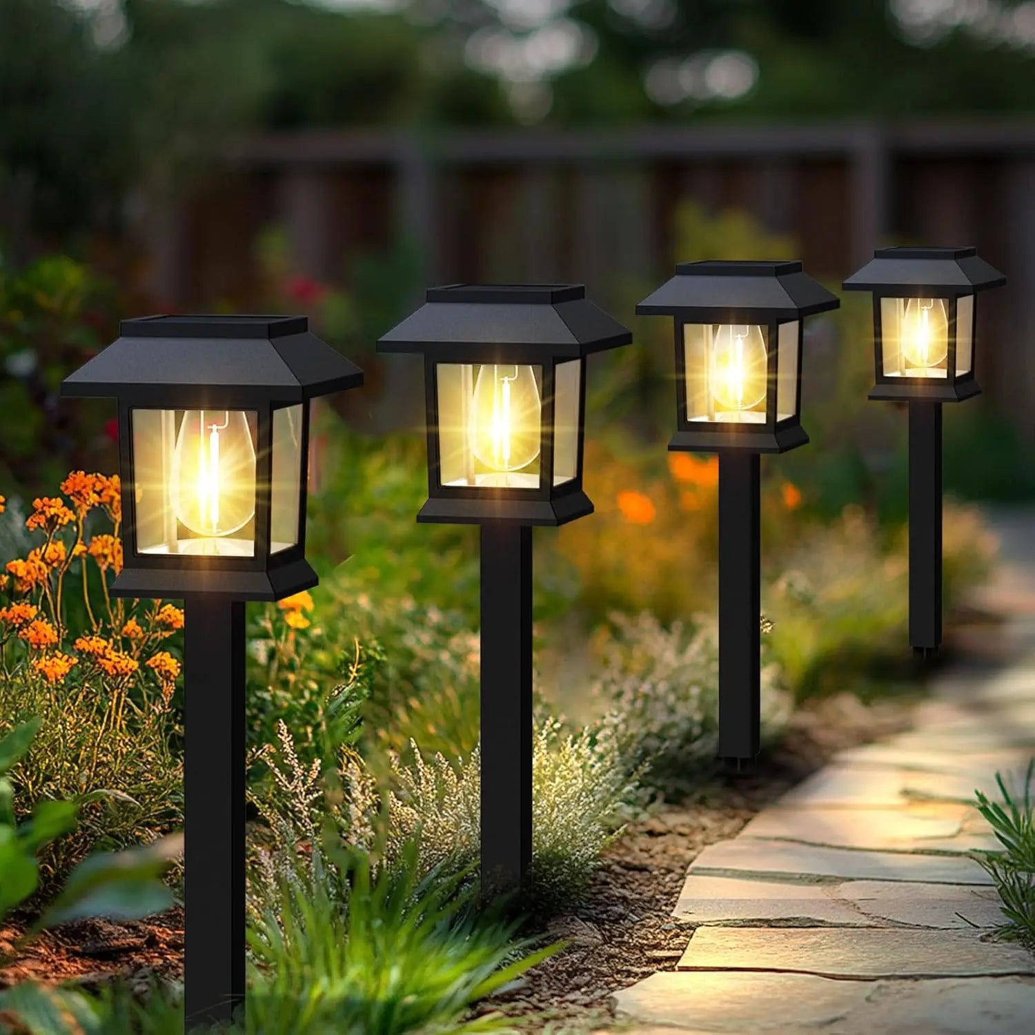 Luz Solar LED de Suelo para Jardín, Villa y Parques Decoración Ambiental