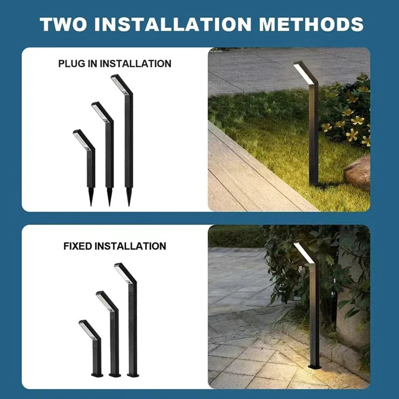 Focos Solares para Caminos y Paisajismo IP65 Resistente al Agua