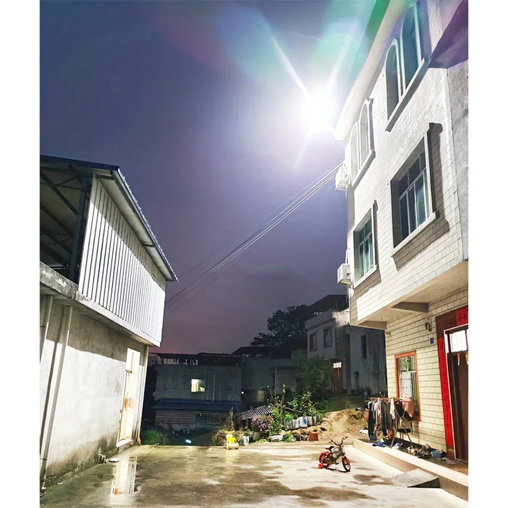 Lámpara Solar LED Exterior con Sensor y Control Remoto