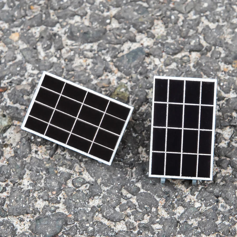 Kit Panel Solar Miniatura para Maquetas y Dioramas Accesorio Educativo DIY