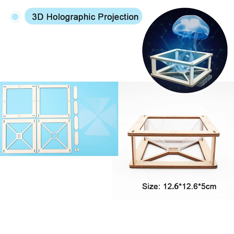 Kit Modelos Científicos DIY Experimento Físico Juguete Educativo Ensamblable para Niños