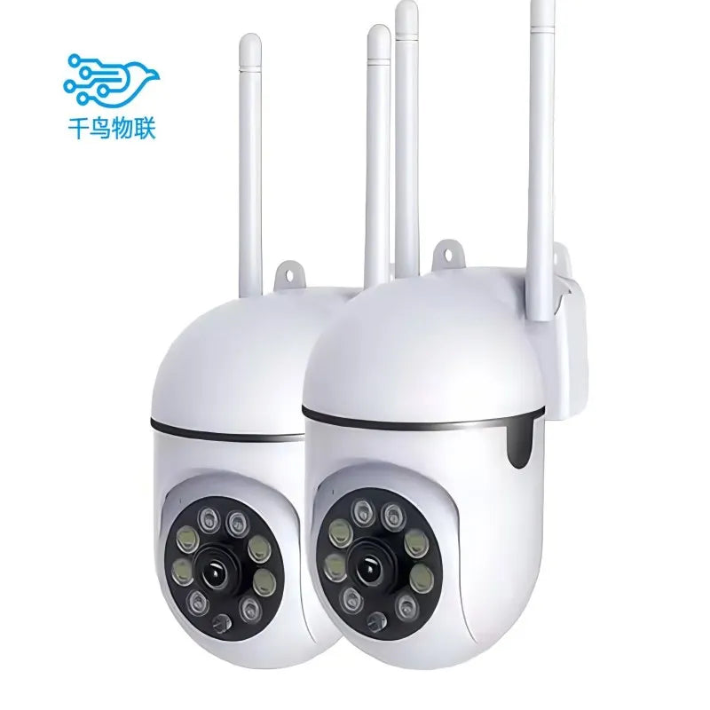 Cámara de Vigilancia PTZ 8MP 4K con Zoom 4X y Seguimiento Automático