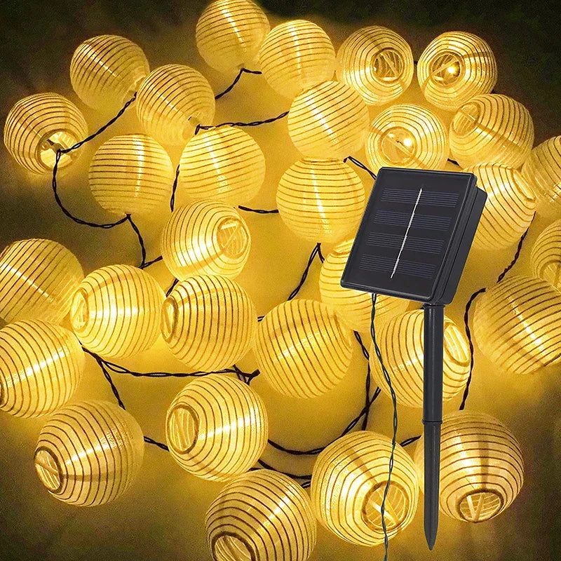 Guirnalda Solar LED 10-30 LEDs para Jardín y Bodas