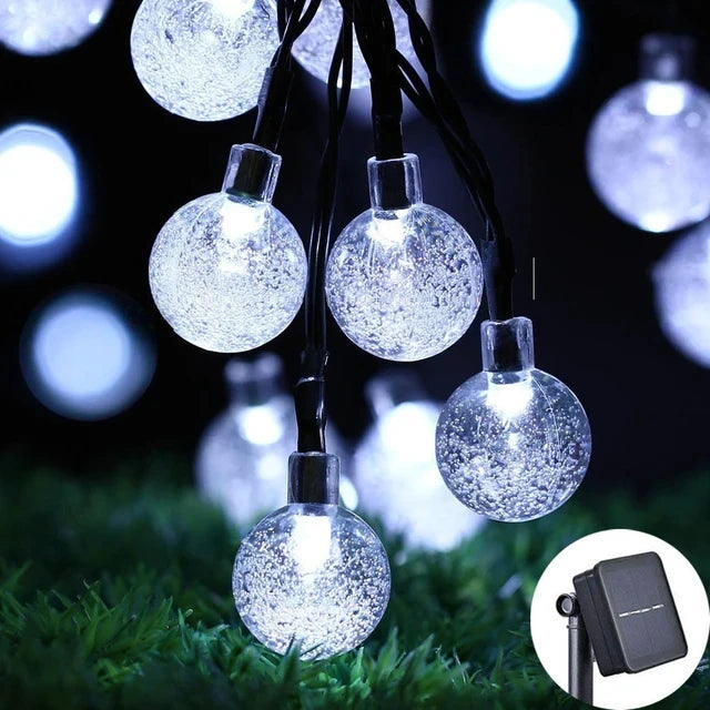 Luces Solares Globo 4 Colores IP65 8 Modos para Bodas y Jardín